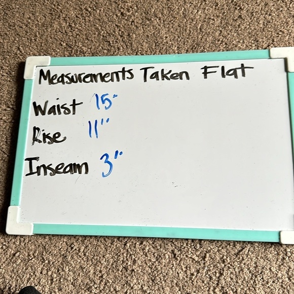 Levi’s Blue Distressed Denim Jean Short Size 27 raw hem cut out 100% cotton - Picture 8 of 8